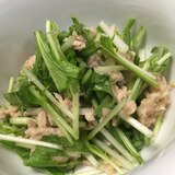 シャキシャキの水菜サラダ